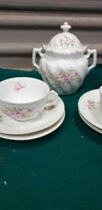 roomstel met bloemen, Huis en Inrichting, Keuken | Servies, Ophalen of Verzenden, 'T Olde Gre-j, Info@toldegrej.nl, Endepoelstraat 20f Didam