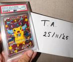 Charizard X Pikachu Poncho 207 PSA 10 2016, Hobby en Vrije tijd, Ophalen of Verzenden, Zo goed als nieuw, Losse kaart, Foil