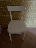 Witte stoel, hout IKEA, 2 stuks, Ophalen, Gebruikt, Twee, Wit