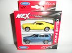 Welly 2-pack - Ford Mustang & Volvo XC90 - 1:64, Hobby en Vrije tijd, Modelauto's | Overige schalen, Nieuw, Ophalen of Verzenden