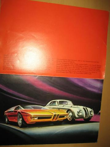 BMW Turbo 1972 folder brochure beschikbaar voor biedingen