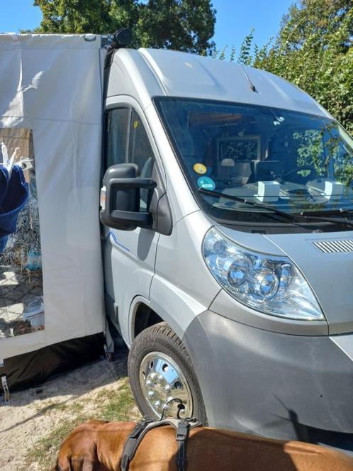 Poessl buscamper Fiat Ducato 3.0 ltr., automaat 2009, navi., Caravans en Kamperen, Campers, Particulier, tot en met 3, Buscamper of Camperbus