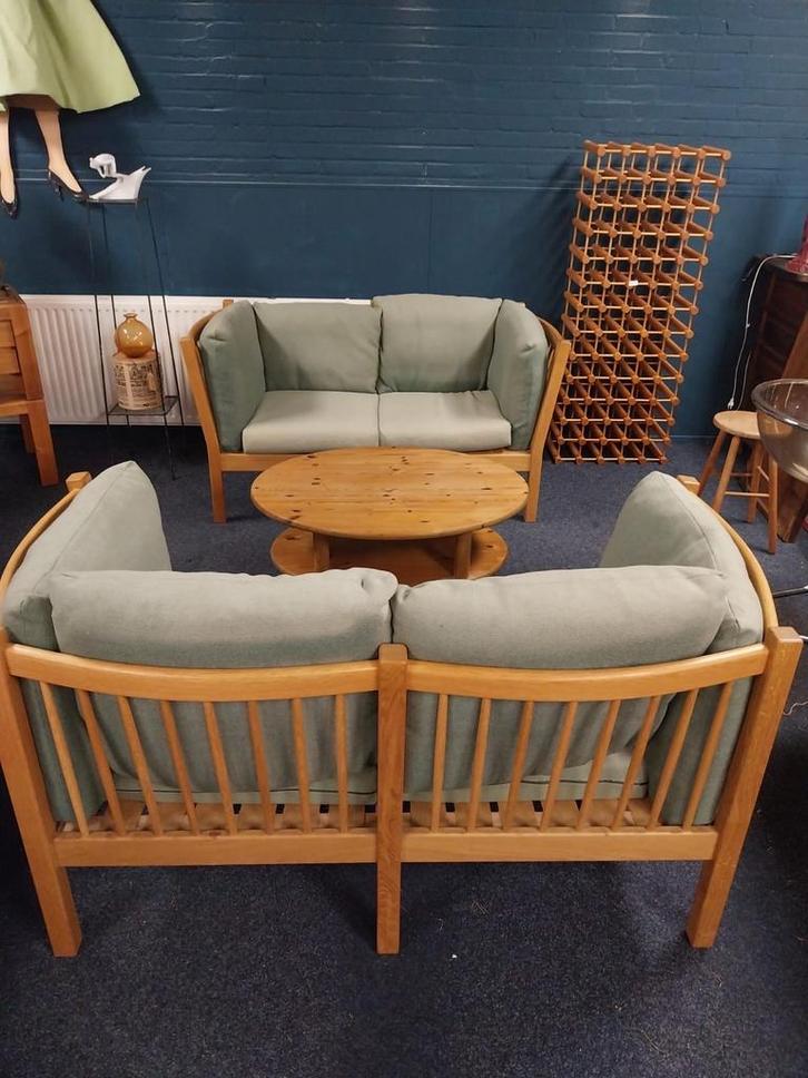 Andreas Hansen 2-zitsbanken set jaren '80, Antiek en Kunst, Antiek | Meubels | Stoelen en Banken, Ophalen