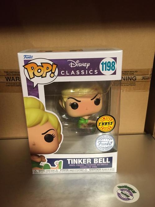 Funko Pop! Grumpy Tinkerbell 1198 Chase Peter Pan Disney, Verzamelen, Disney, Nieuw, Beeldje of Figuurtje, Ophalen of Verzenden