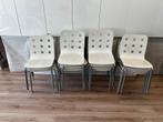Partij (15) Ikea Jules stoelen, Huis en Inrichting, Stoelen, Ophalen, Wit, Zo goed als nieuw, Vijf, Zes of meer stoelen