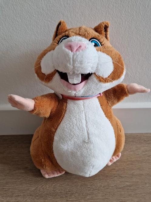 Knuffel hamster vintage moeder ketting AH Albert Heijn K6947, Kinderen en Baby's, Speelgoed | Knuffels en Pluche, Zo goed als nieuw
