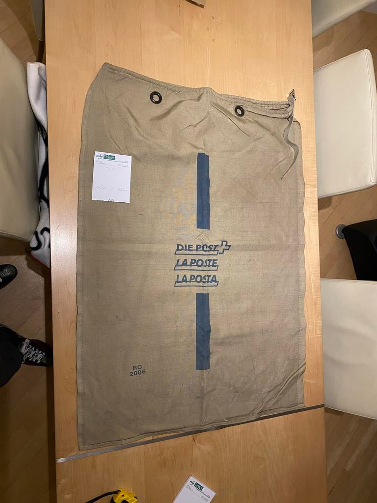 Vintage Zwitserse Postzak 2006 - Uniek Decoratie Item, Ophalen of Verzenden