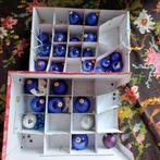 blauwe kerstballen, Diversen, Kerst, Ophalen, Zo goed als nieuw