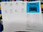 2x Mercedes Ecoliner 1120+1314 specificatie brochure folders, Ophalen of Verzenden, Zo goed als nieuw, Mercedes