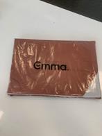 Nieuwe Emma kussensloop 80x80 terracotta/lichgrijs - 2 stuks, Bruin, Overige maten, Hoeslaken of Sloop, Nieuw