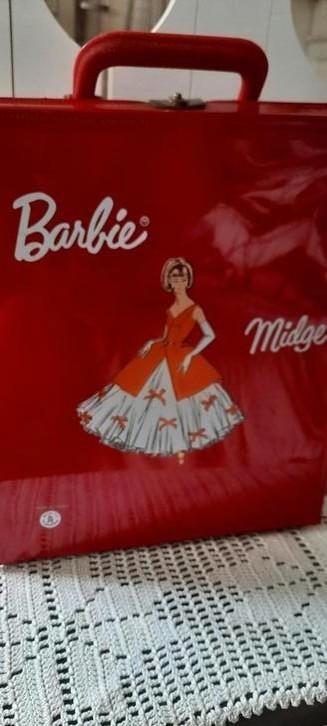 Barbie koffer met 3x Midge" jaren '60 ❤️, Verzamelen, Sportartikelen en Voetbal, Zo goed als nieuw, Feyenoord, Ophalen of Verzenden