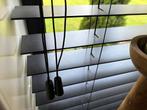 Houten zwarte jalouzieen lamel 63 mm, Ophalen, Zo goed als nieuw