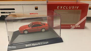Herpa BMW 8-Series Alpina B12 Coupe Red  beschikbaar voor biedingen