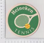 Bierviltje - Heineken Tennis, Verzamelen, Viltje(s), Heineken, Ophalen of Verzenden, Zo goed als nieuw