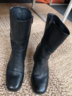 Halfhoge zwartleren laars hoge hakvan Viavai maat 39, Kleding | Dames, Schoenen, Ophalen of Verzenden, Zo goed als nieuw, Zwart