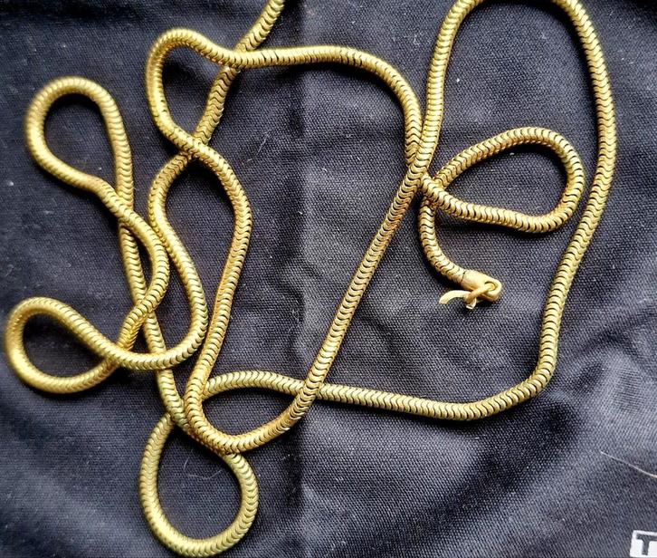 Gouden Ketting 10kt, Sieraden, Tassen en Uiterlijk, Kettingen, Zo goed als nieuw, Goud, Goud, Ophalen of Verzenden