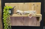 Hangplank voor kleine plantjes wandbord letterbak wandplank, Tuin, Minder dan 60 cm, Nieuw, Ophalen of Verzenden