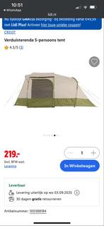 Crivit Verduisterende 5-persoons Tent - Nieuw, Ophalen, Nieuw, Tot en met 5