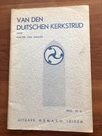 1937 NSB Walter van Daalen: Van den Duitschen Kerkstrijd., Verzenden, Nederland, Boek of Tijdschrift