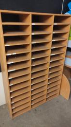 Houten sorteerkast / postvakkenkast, Huis en Inrichting, Gebruikt, 100 tot 150 cm, Ophalen of Verzenden, Functioneel