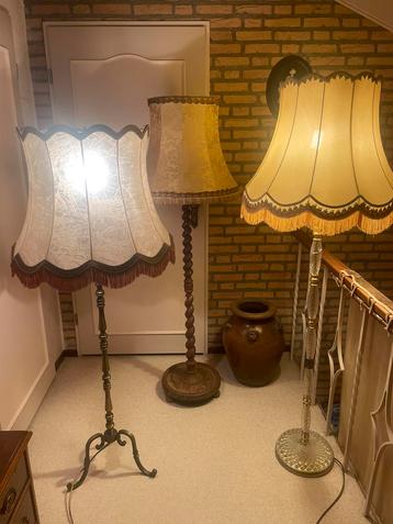 Schemerlampen vloerlamp vintage retro staande lamp franjes beschikbaar voor biedingen