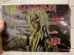 Iron maiden poster metaal, Rechthoekig Staand, A4 of kleiner, Nieuw, Ophalen of Verzenden