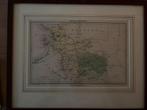 Oude kaart Overijssel, ca. 1835, Antiek en Kunst, Ophalen of Verzenden