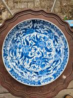 Chinese Kangxi bord met floraal decor, Ophalen of Verzenden