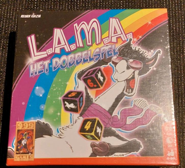 LAMA Het Dobbelspel (999 Games), Hobby en Vrije tijd, Gezelschapsspellen | Bordspellen, Nieuw, Een of twee spelers, Drie of vier spelers