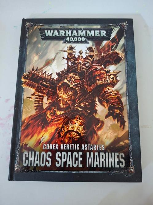 Warhammer 40K Chaos Space Marine Codex, hardcover, Hobby en Vrije tijd, Wargaming, Zo goed als nieuw, Warhammer 40000, Boek of Catalogus