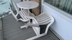Tuinset - Tafel en 2 stoelen, Kunststof, Gebruikt, Eettafel, Tuinset