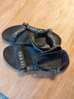 Teva  heren sandalen, Slippers, Zwart, Zo goed als nieuw, Ophalen of Verzenden