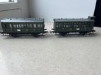 2x Piko ho Rijtuigen DRG met spaakwielen, Hobby en Vrije tijd, Modeltreinen | H0, Gelijkstroom, Wagon, Zo goed als nieuw, Piko