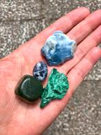 MINERALEN SET (fluweel) Malachiet ~ Sodaliet ~ Owyhee 💎, Ophalen of Verzenden