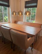 Complete Eetkamer Set, Ophalen, Eikenhout, 200 cm of meer, 50 tot 100 cm