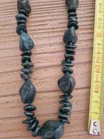 Agaatketting donkergroen, Ophalen of Verzenden, Overige materialen, Ketting, Met edelsteen