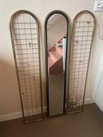 Vintage drieluik spiegel!, Huis en Inrichting, Woonaccessoires | Spiegels, Ophalen, Gebruikt, 75 tot 100 cm, Overige vormen