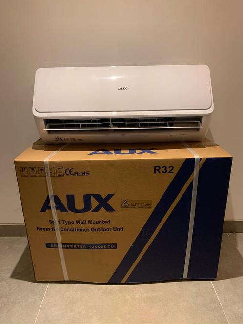 Luxe AUX 3,5KW airco Koelt, ventileert & verwarmt Plug&play!, Witgoed en Apparatuur, Airco's, Nieuw, Wandairco, 100 m³ of groter