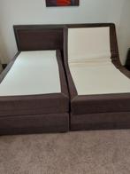 Boxspring, Swiss Sense, bruin 2.00 x 2.00, Ophalen, Bruin, Tweepersoons, 200 cm