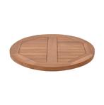 tafelblad teak hout rond 60 cm en 3 cm dik, Tuin en Terras, Tuinsets en Loungesets, Info@edvonline.nl, Nieuw, Ophalen of Verzenden
