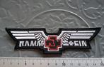 Rammstein shaped patch 41  --3.5 x 12.5 cm, Verzamelen, Muziek, Artiesten en Beroemdheden, Verzenden, Nieuw, Kleding
