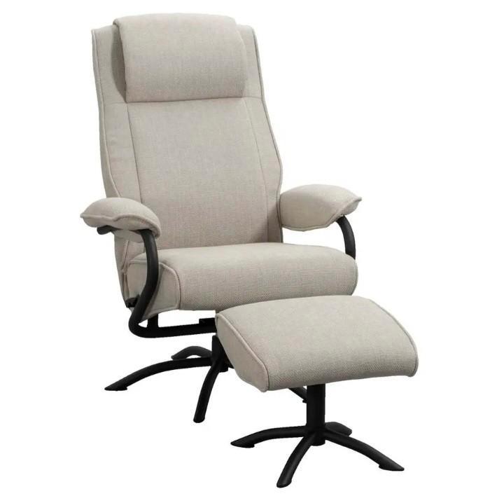 Relaxfauteuil Vincent Leen Bakker, Huis en Inrichting, Fauteuils, Zo goed als nieuw, Metaal, Stof, 50 tot 75 cm, Ophalen