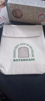 Duurzaam stoffen broodzakje - Nieuw + Lekkers!, Ophalen of Verzenden, Nieuw, Wit