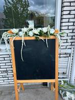 Krijtbord met bruidsversiering, Ophalen of Verzenden