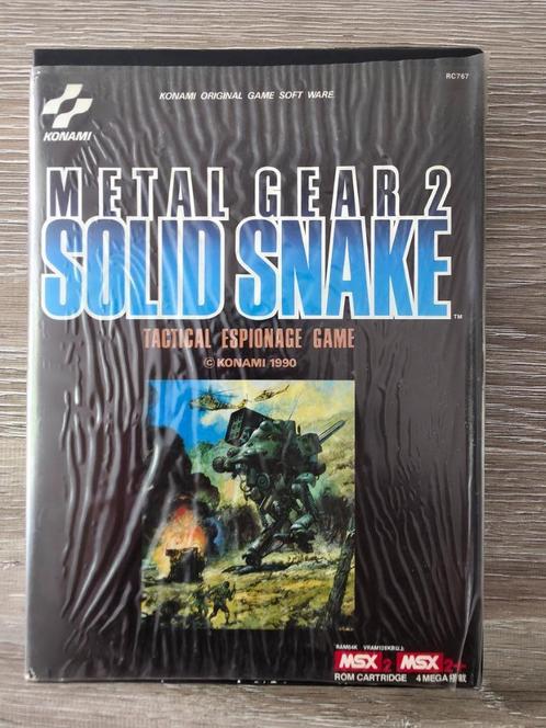 MSX - Metal Gear 2 Solid Snake - Konami, Computers en Software, Vintage Computers, Ophalen of Verzenden