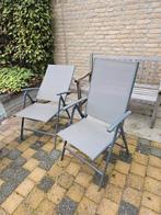 Verstelbare tuinstoelen, Tuin en Terras, Ophalen, Zo goed als nieuw, Kunststof