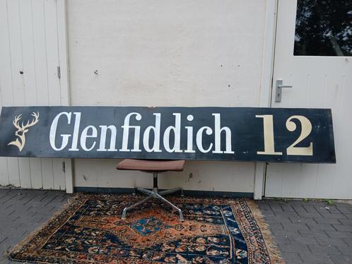 Glenfiddich whisky reclamebord, mancave, wunderkammer, Verzamelen, Merken en Reclamevoorwerpen, Gebruikt, Reclamebord, Ophalen