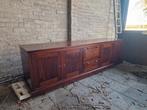 Massief Mahonie Dressoir - Koloniaal, Huis en Inrichting, Ophalen, Gebruikt, Met deur(en), Koloniaal