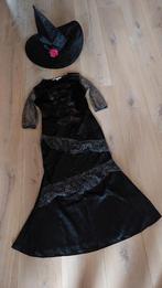 Heksenjurk met hoed - Maat s, Kinderen en Baby's, Carnavalskleding en Verkleedspullen, Ophalen of Verzenden, Zo goed als nieuw