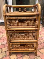 Rotan ladekast, Huis en Inrichting, Kasten | Ladekasten, Ophalen, Zo goed als nieuw, 25 tot 50 cm, Minder dan 100 cm